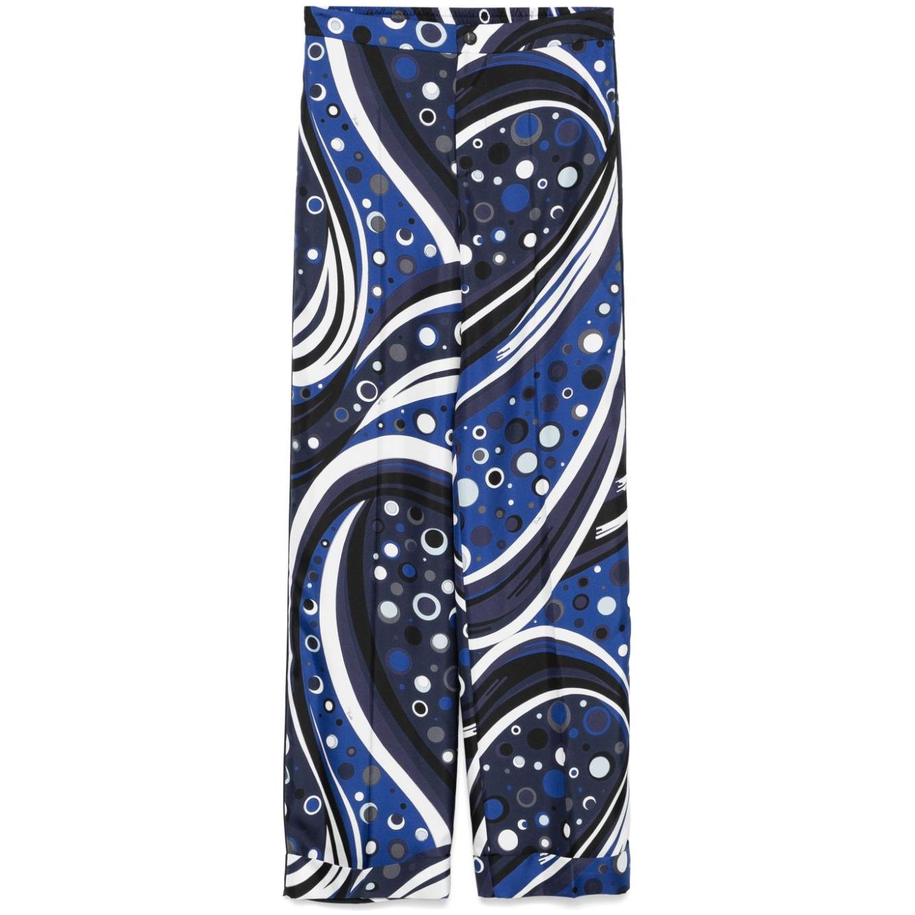 Pucci Trousers Blue Trousers Pucci