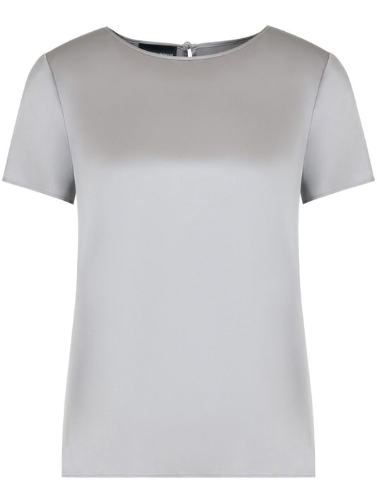 Emporio Armani Top Grey Topwear Emporio Armani