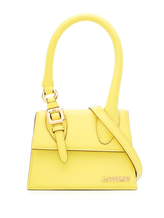 JACQUEMUS medium Chiquito with buckle Bag Yellow Handbag JACQUEMUS