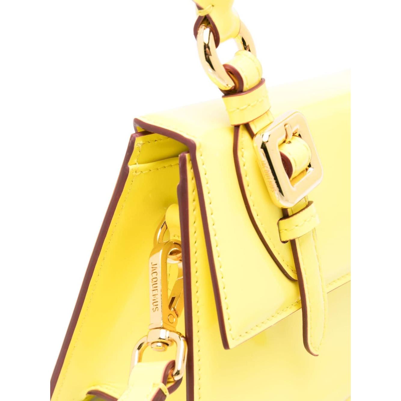 JACQUEMUS medium Chiquito with buckle Bag Yellow Handbag JACQUEMUS