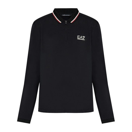 EA7 T-shirts and Polos Black Topwear EA7