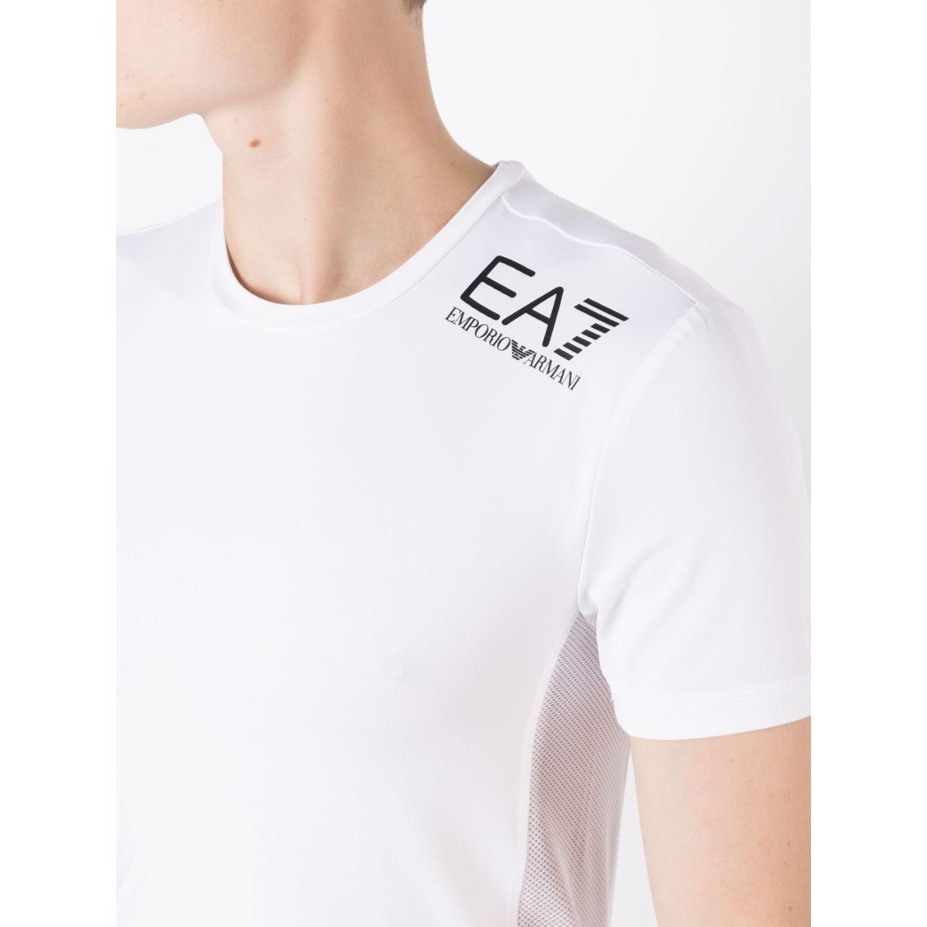 EA7 T-shirts and Polos White Topwear EA7