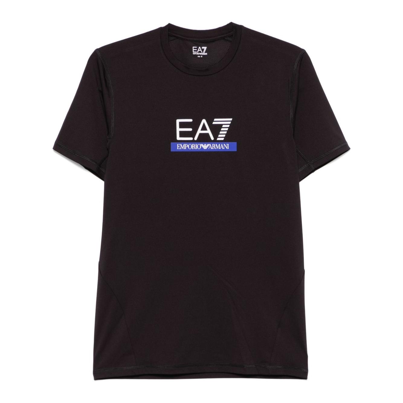 EA7 T-shirts and Polos Black Topwear EA7