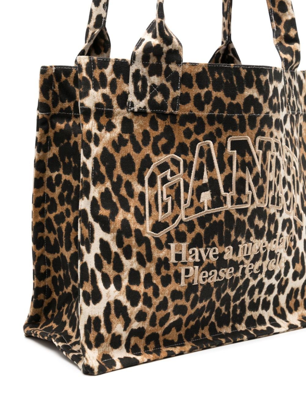 GANNI Bags.. Brown Shopper Ganni