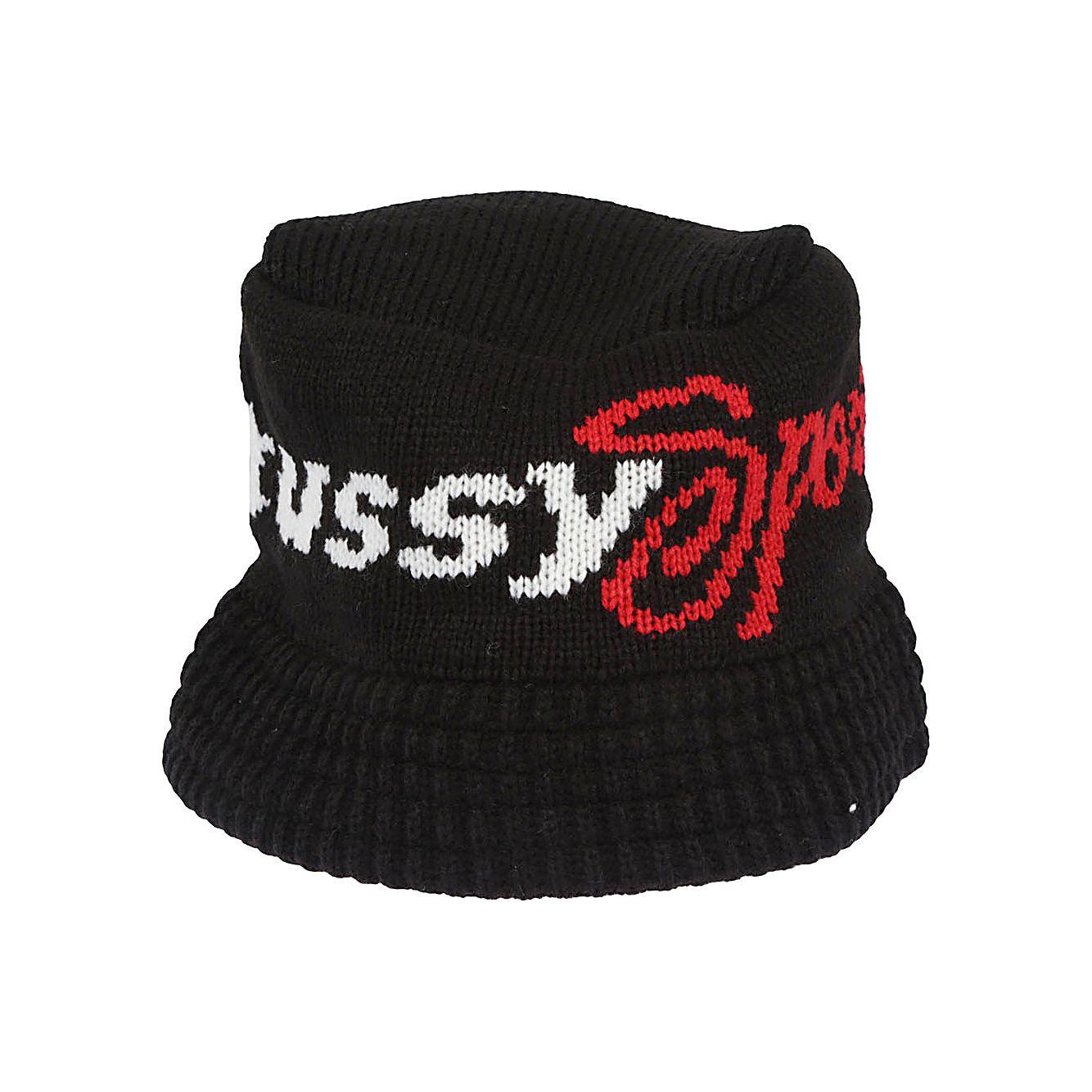 Stussy Hats Black Scarves Hats & Gloves Stussy