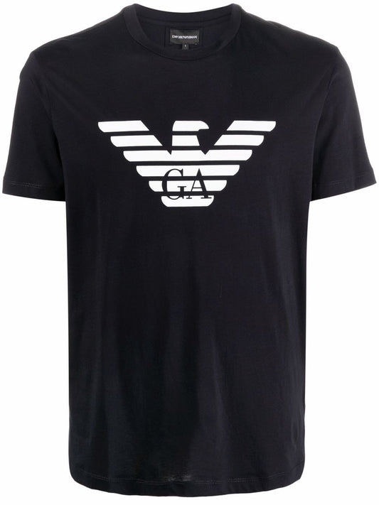 Emporio Armani logo print cotton T-shirt