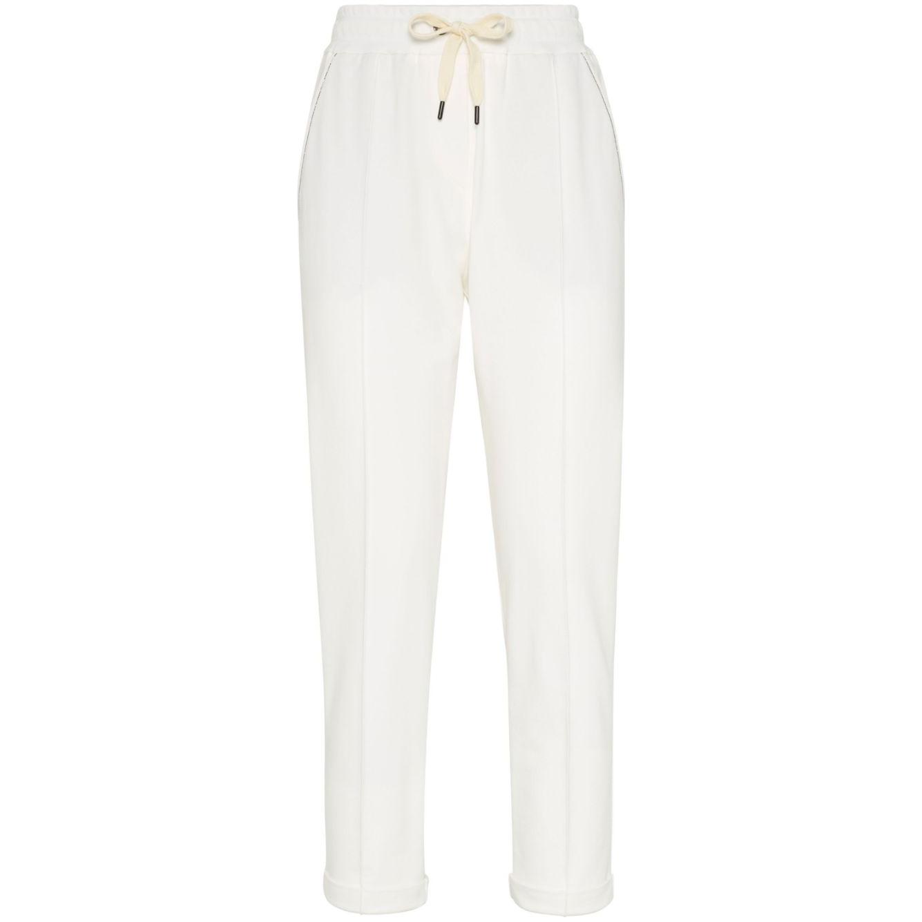 Brunello Cucinelli Trousers White Trousers Brunello Cucinelli