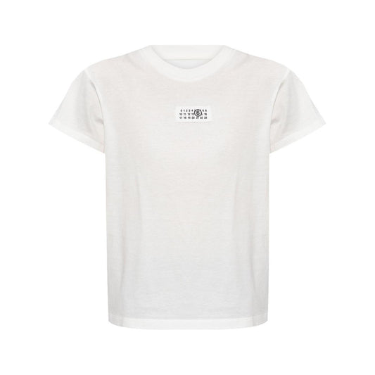 MM6 Maison Margiela T-shirts and Polos White Topwear MM6 Maison Margiela