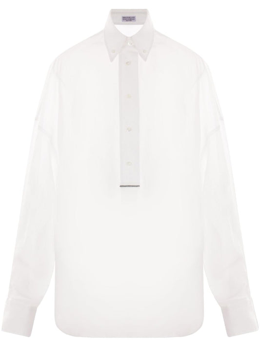 Brunello Cucinelli Shirts White Shirts Brunello Cucinelli