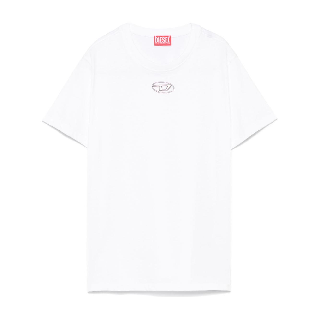 Diesel T-shirts and Polos White Topwear Diesel