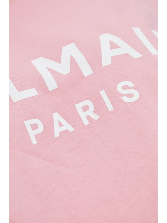 Balmain T-shirts and Polos Pink Topwear Balmain