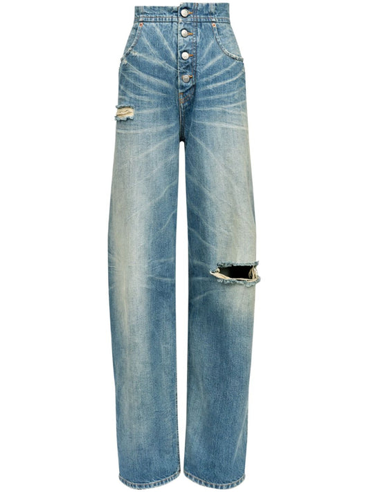 MM6 Maison Margiela straight jeans with a lived-in effect Jeans MM6 Maison Margiela