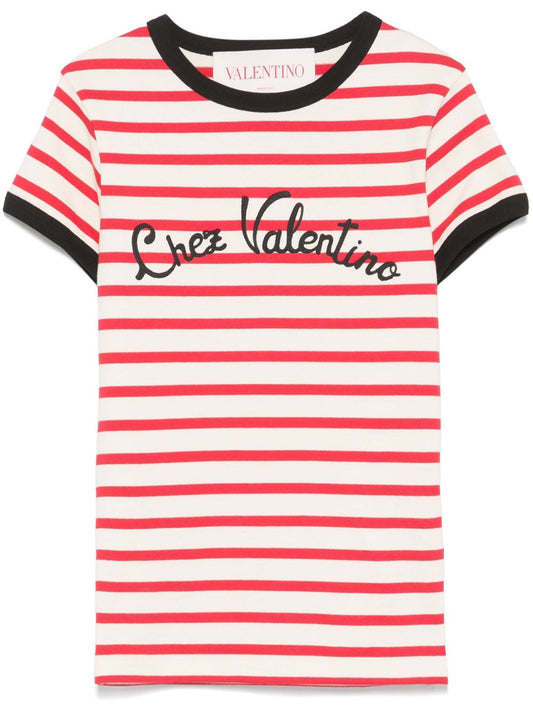 Valentino striped T-shirt Topwear Valentino