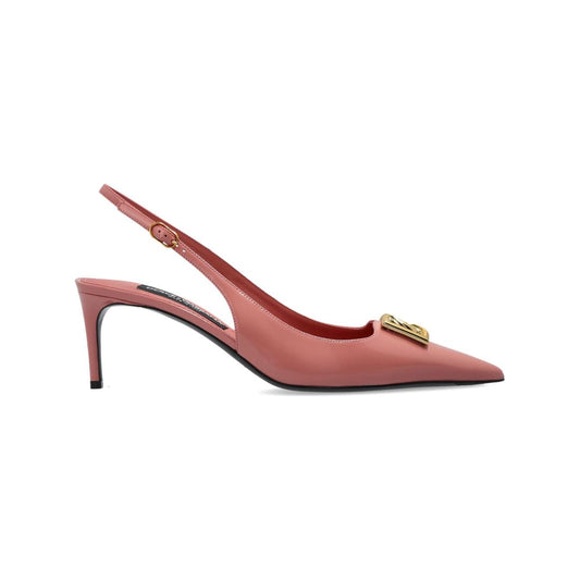 Dolce & Gabbana 65mm logo-plaque patent pumps