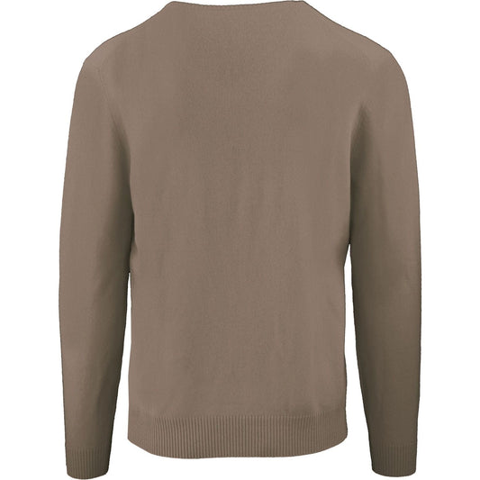 Malo Beige Cashmere Men Sweater Malo