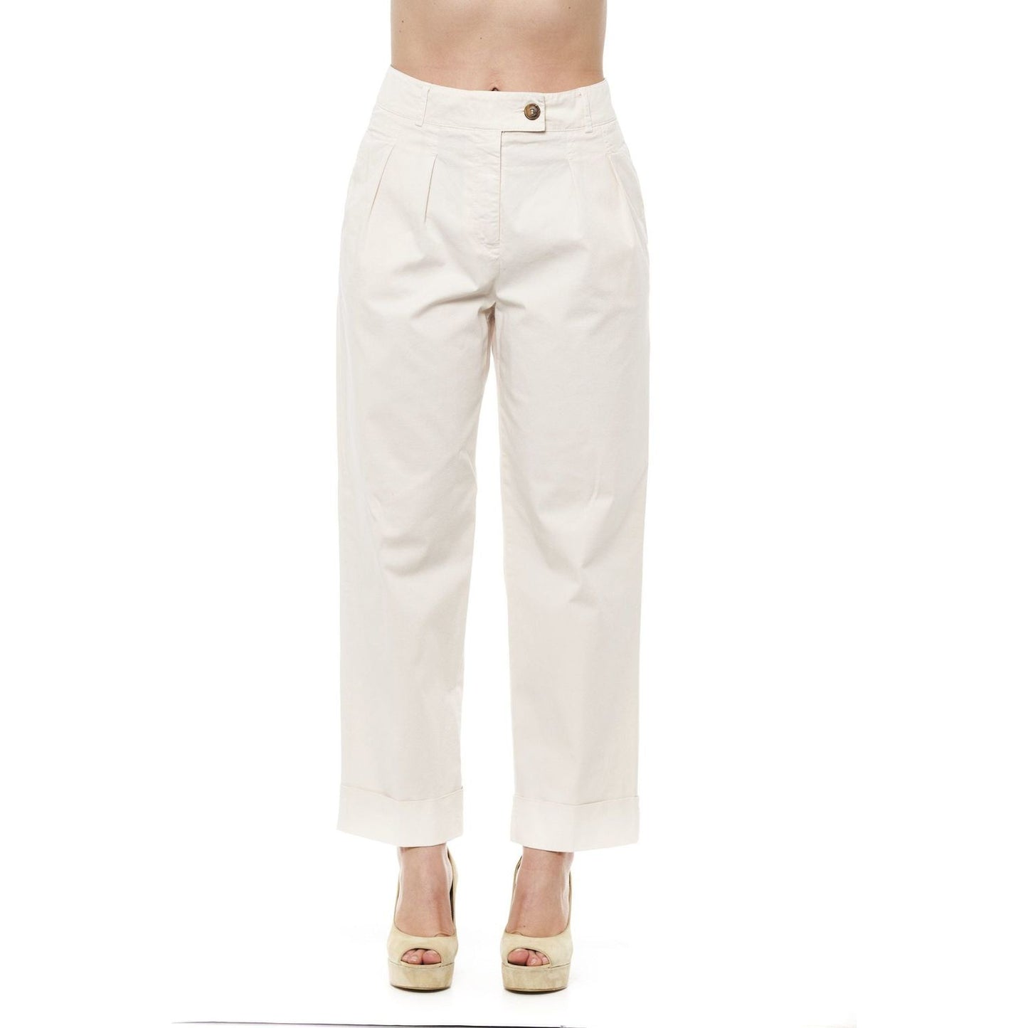 Peserico Beige Wide Palazzo Pants Peserico