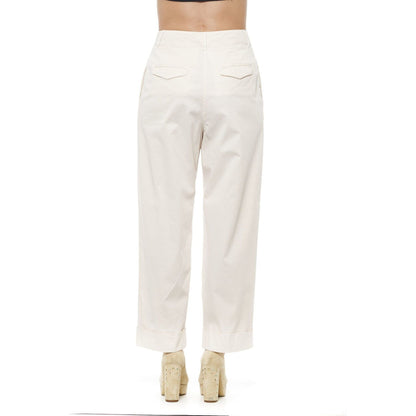 Peserico Beige Cotton Jeans & Pants