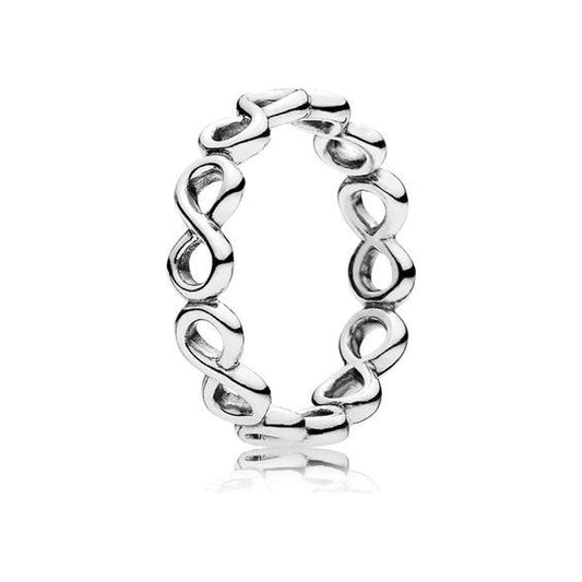 PANDORA JEWELS Mod. SIMPLE INFINITY BAND - RING - Size 50 Ring PANDORA