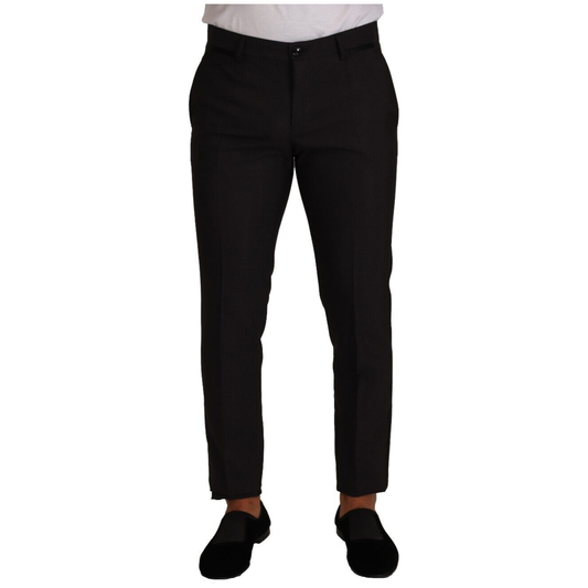 Dolce & Gabbana Elegant Skinny Tuxedo Trousers Dolce & Gabbana