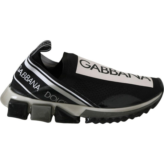 Dolce & Gabbana Dapper Black Casual Sport Sneakers Dolce & Gabbana