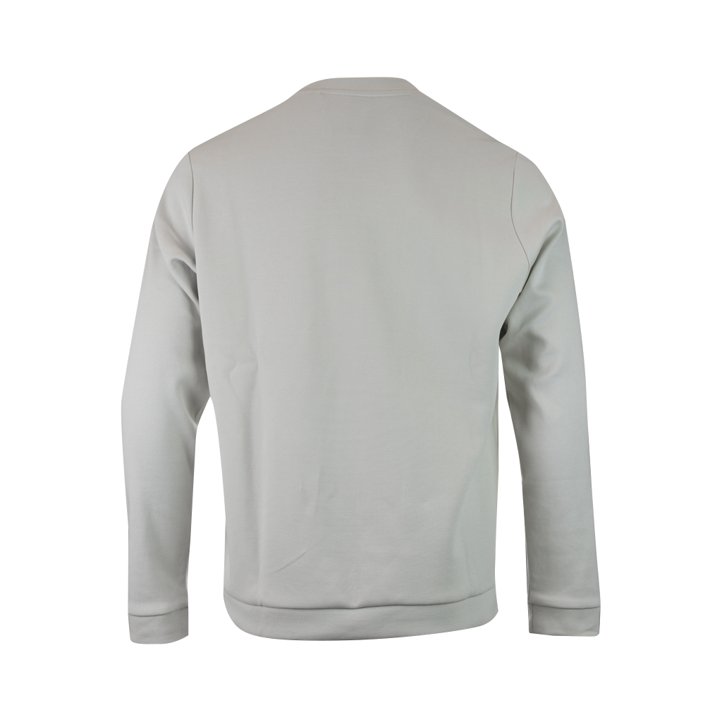 Hugo Boss Beige Cotton Round Neck Sweatshirt