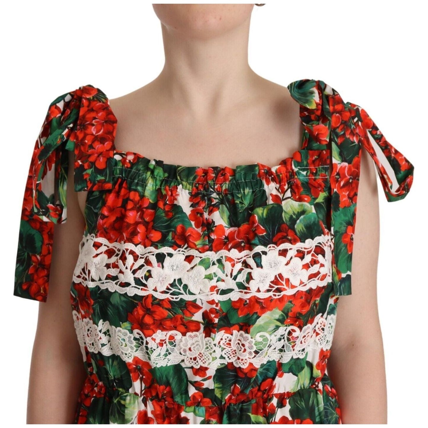 Dolce & Gabbana Multicolor Floral Maxi Dress Dolce & Gabbana