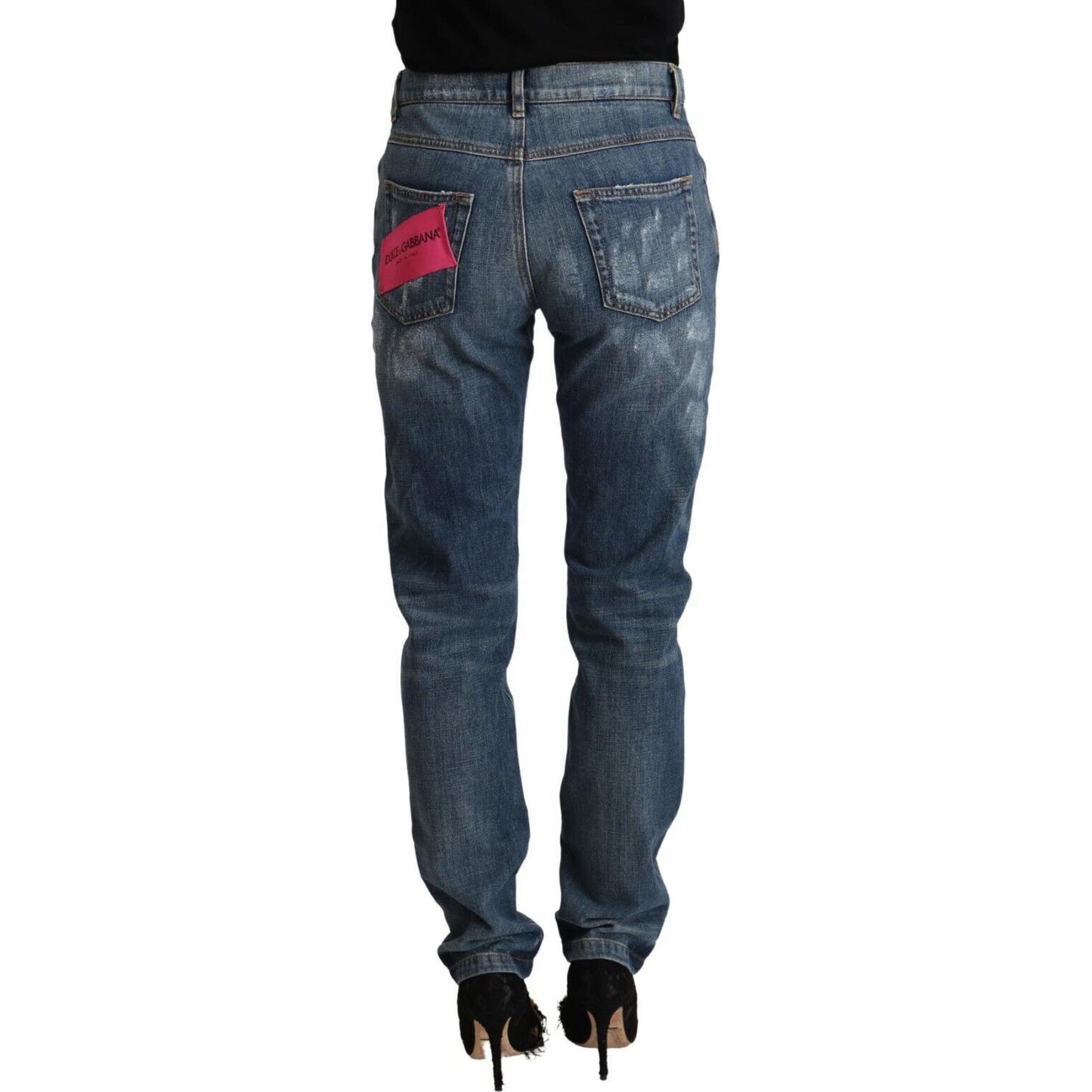 Dolce & Gabbana Elegant Skinny Denim Jeans for the Modern Woman Dolce & Gabbana