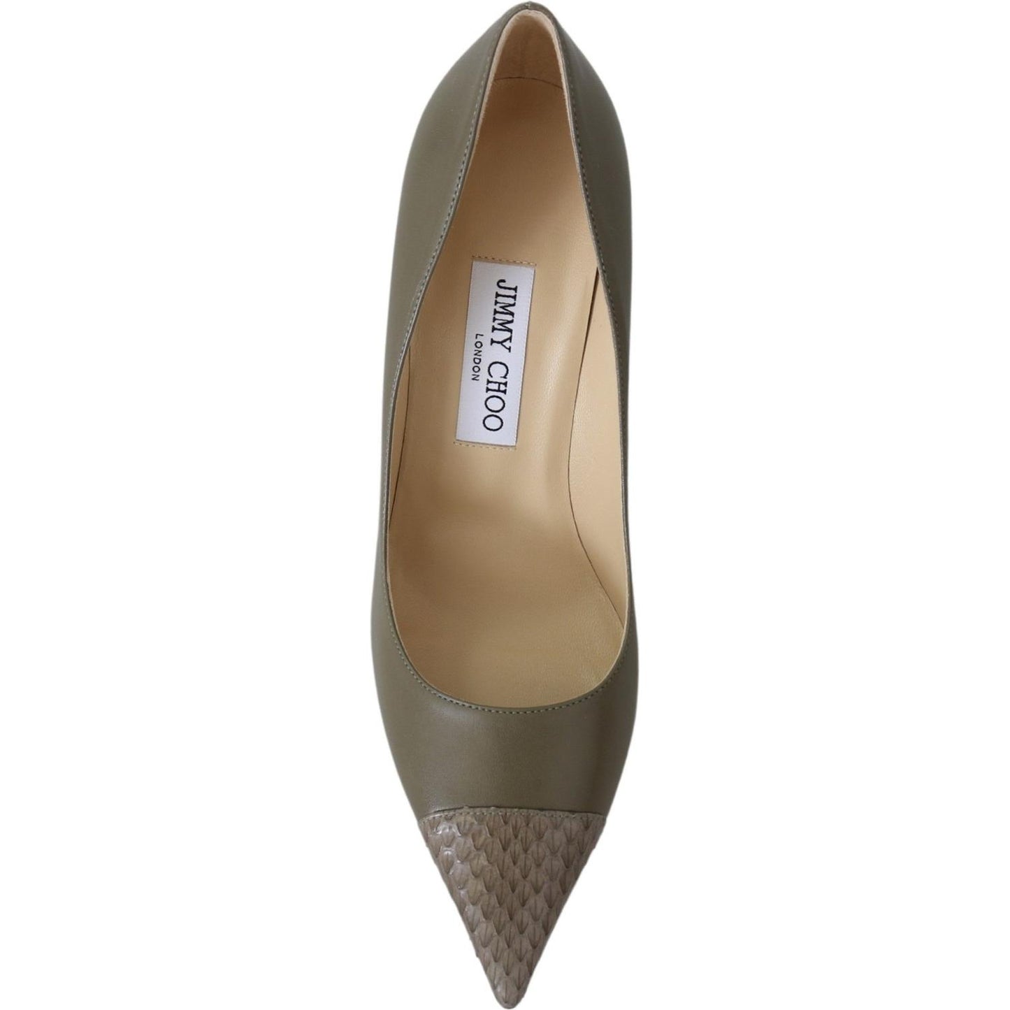 Jimmy Choo Elegant Pebble Green Pointed Toe Pumps Jimmy Choo