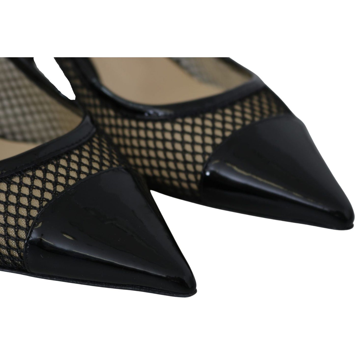 Jimmy Choo Chic Patent Mesh Pointed Pumps Jimmy Choo