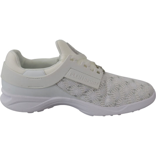 Plein Sport Sleek White Runner Beth Sport Sneakers Plein Sport