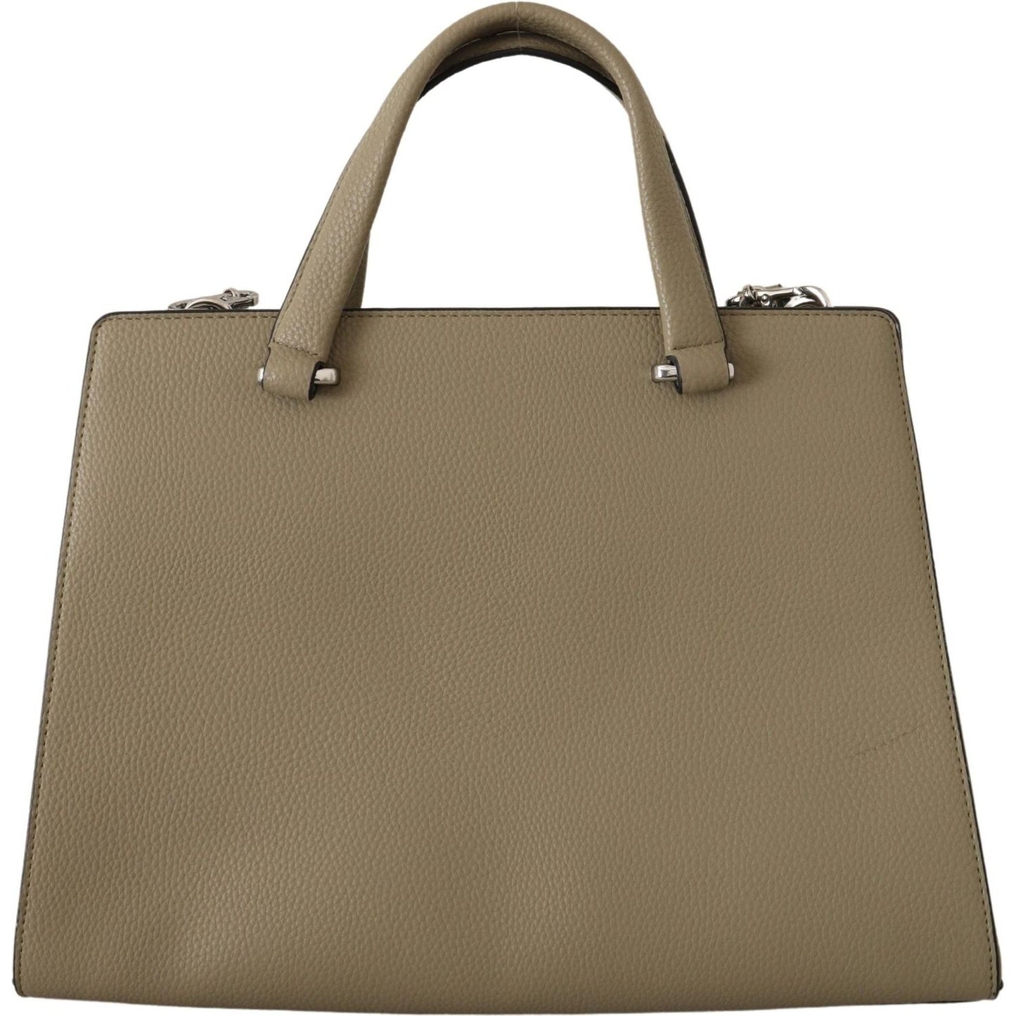 Karl Lagerfeld Enchanting Sage Green Leather Tote Karl Lagerfeld