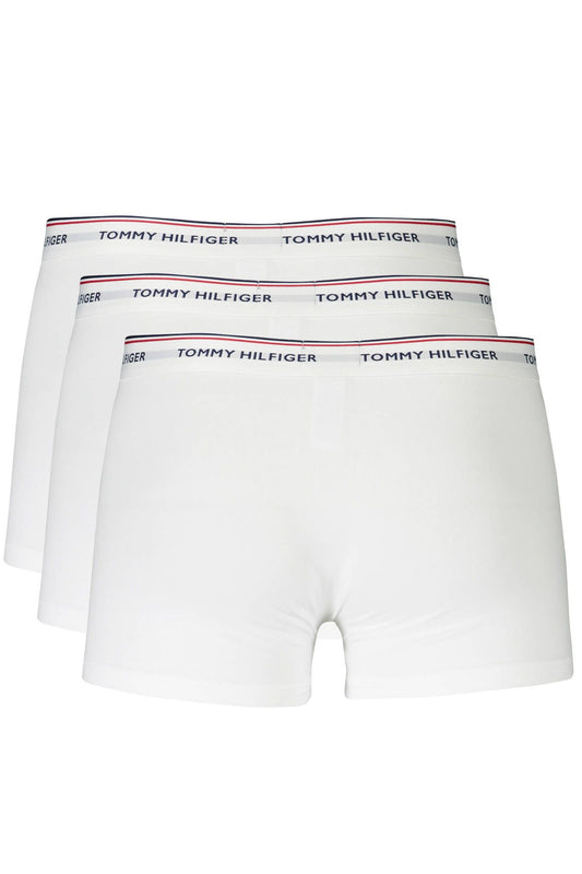 Tommy Hilfiger White Cotton Men Boxer Tommy Hilfiger