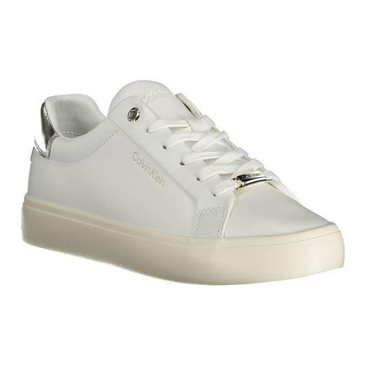 Calvin Klein White Leather Women Sneaker Calvin Klein