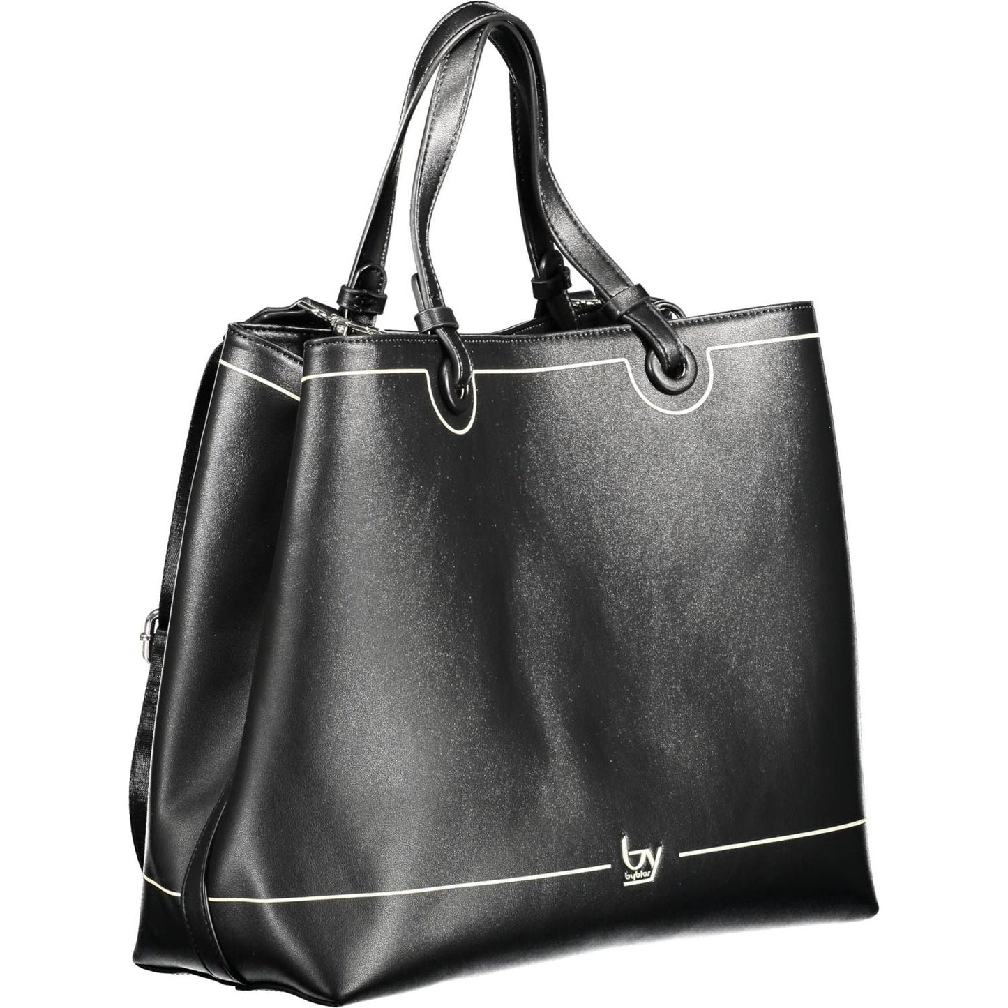 BYBLOS Black Polyethylene Women Handbag BYBLOS