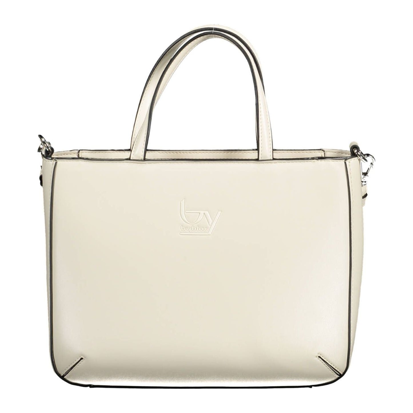 BYBLOS White PVC Women Handbag BYBLOS