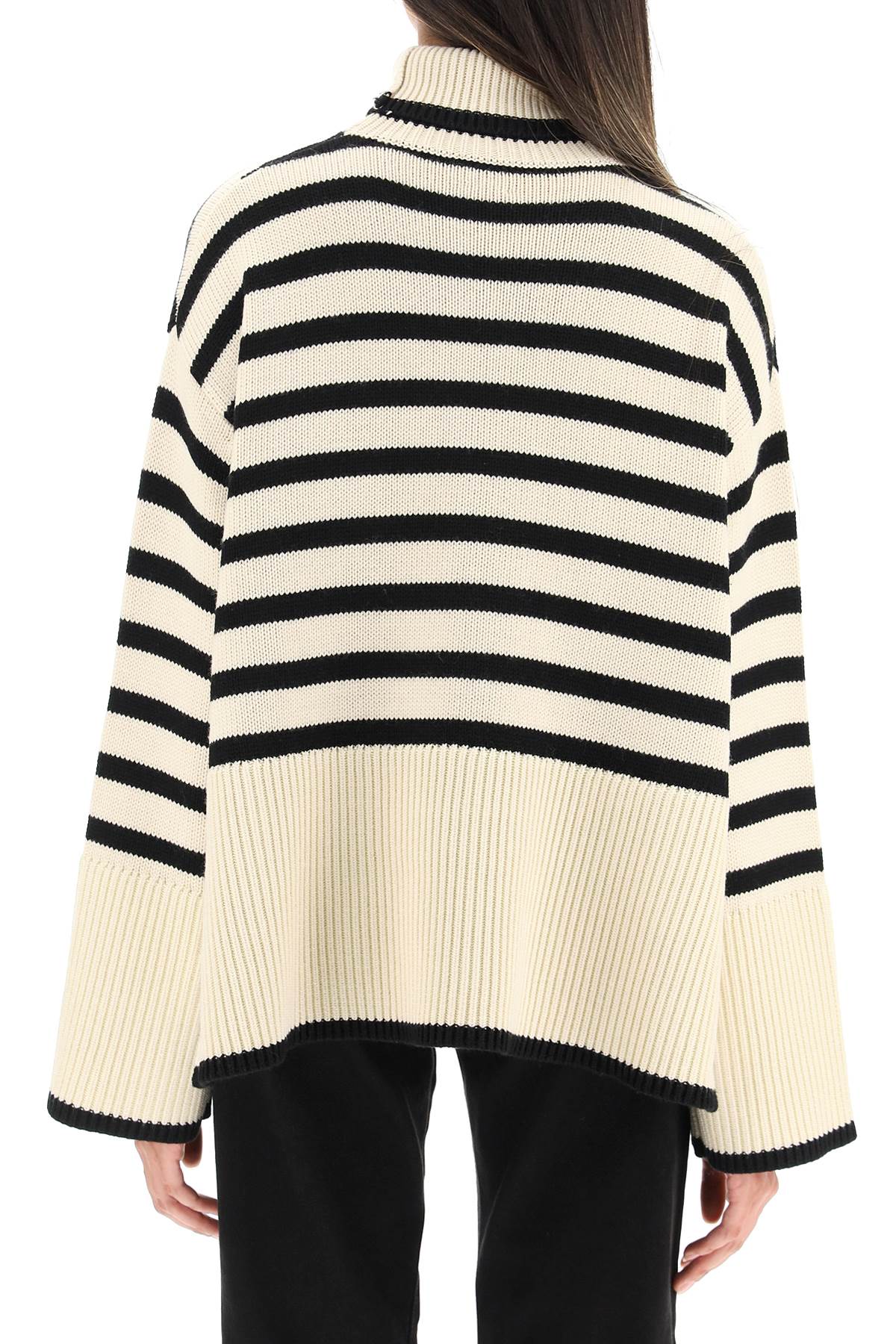 Toteme striped wool cotton turtleneck Knitwear Toteme