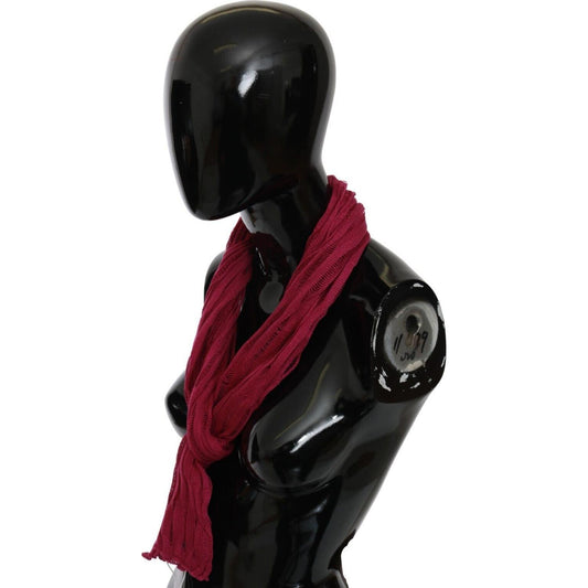 John Galliano Bordeaux Elegance Foulard Shawl Scarf John Galliano