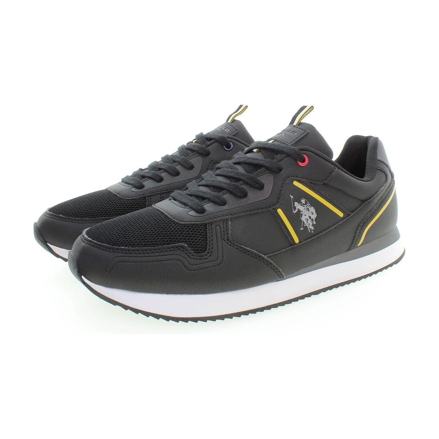 U.S. POLO ASSN. Black Polyester Men Sneaker U.S. POLO ASSN.