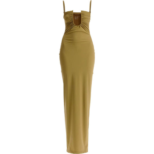 Christopher Esber maxi lycra dress with u-neckline