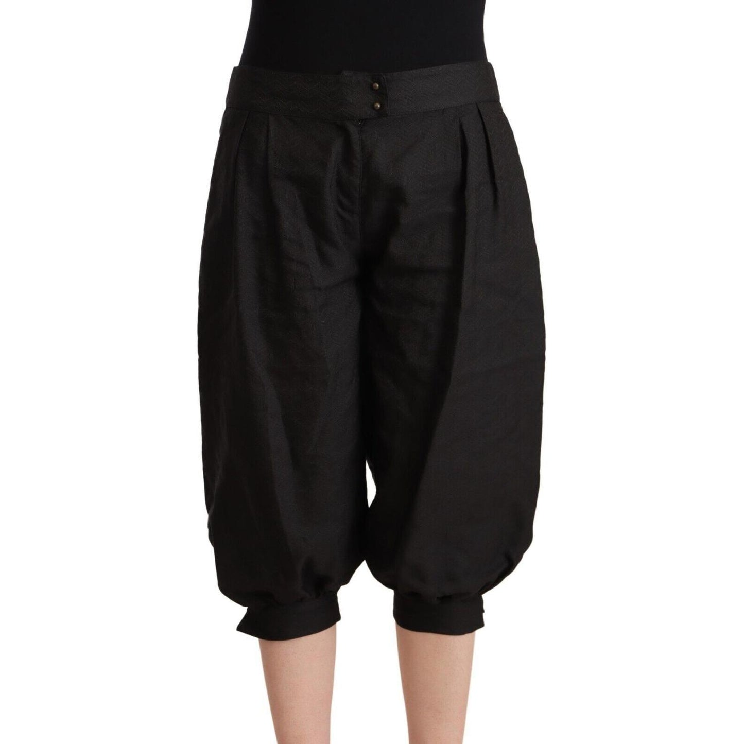 GF Ferre Chic Mid Waist Cropped Harem Pants GF Ferre