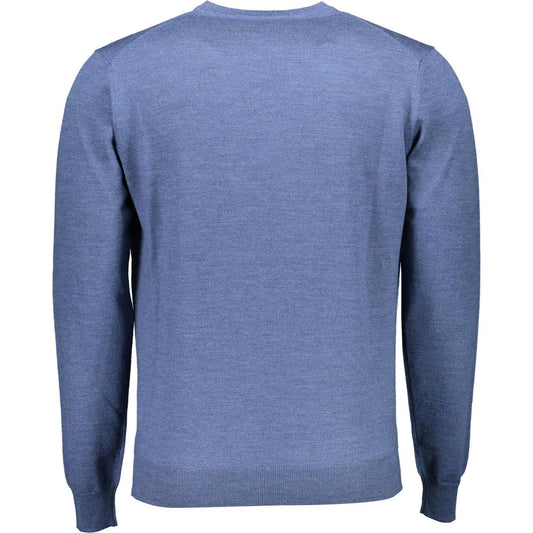 Harmont & Blaine Blue Wool Men Sweater Harmont & Blaine