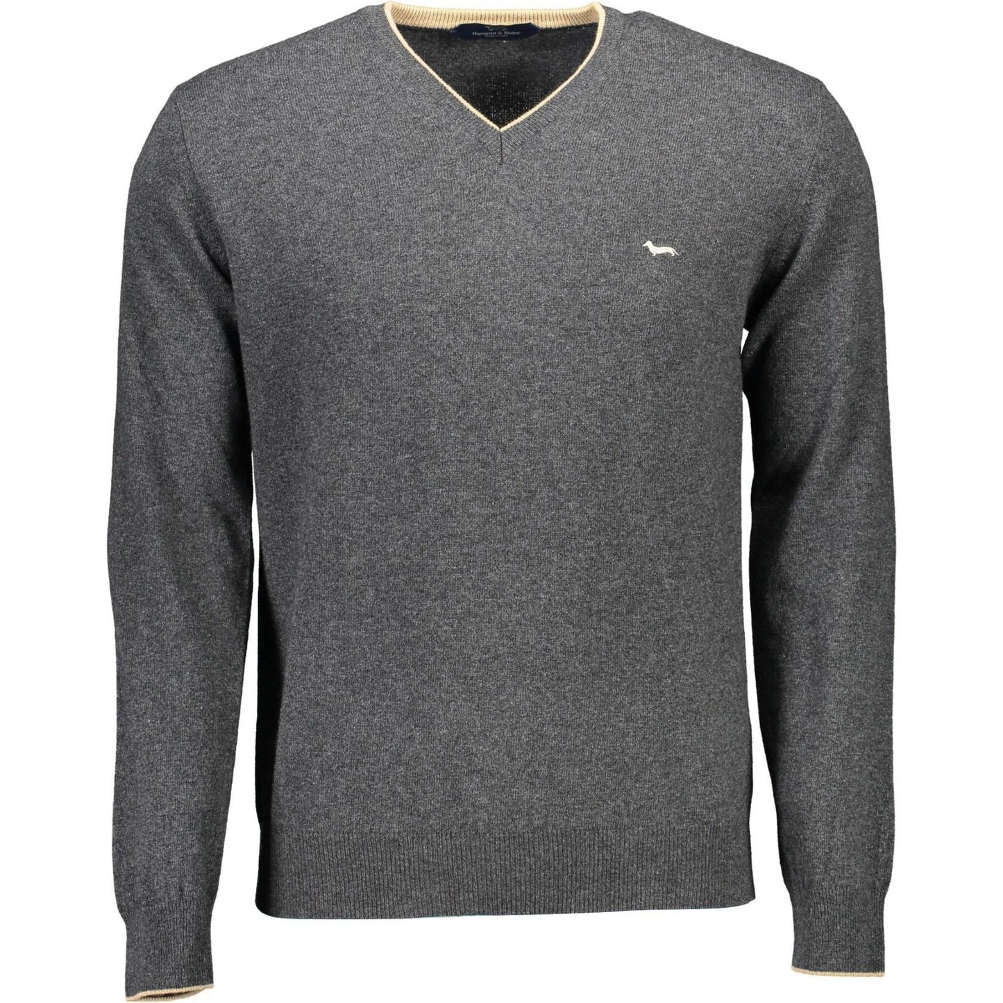 Harmont & Blaine Gray Wool Men Sweater Harmont & Blaine