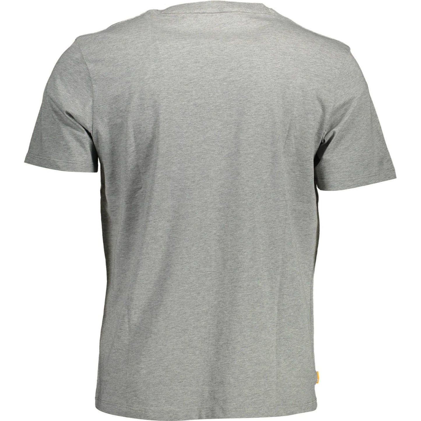 Timberland Gray Cotton Men T-Shirt Timberland