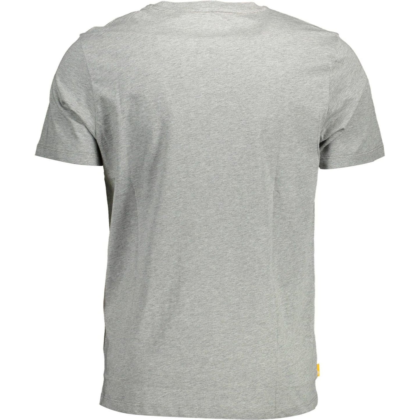 Timberland Gray Cotton Men T-Shirt Timberland