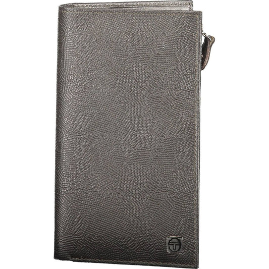 Sergio Tacchini Brown Leather Men Wallet Sergio Tacchini