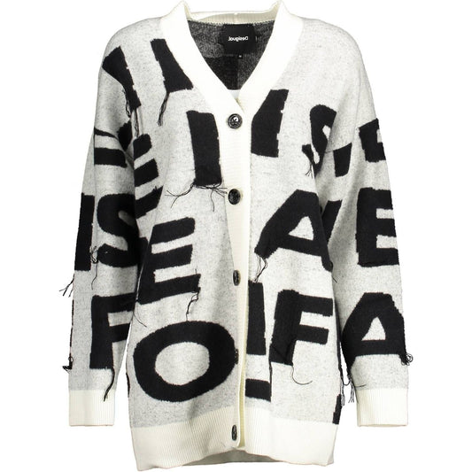 Desigual White Polyamide Women Sweater Desigual