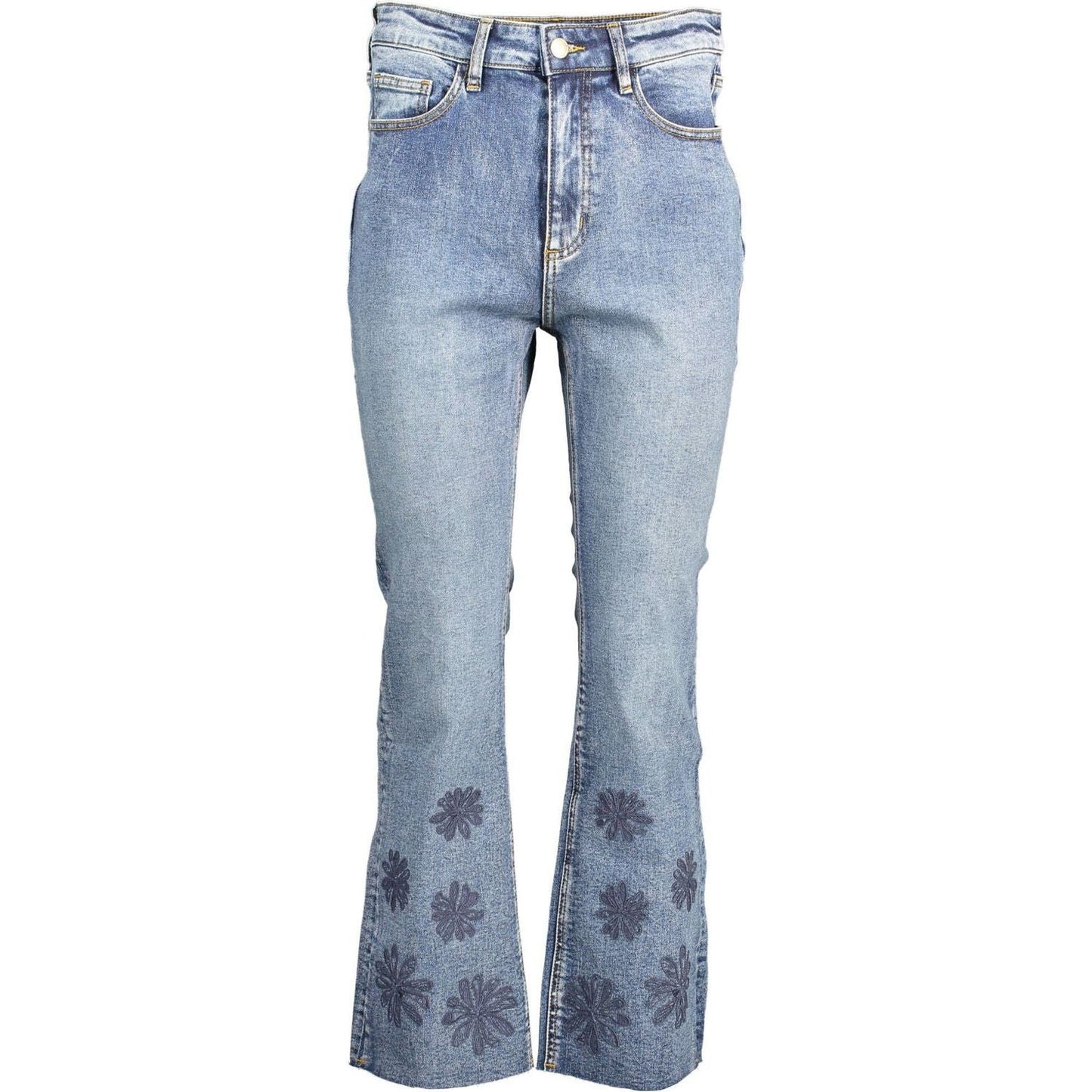 Desigual Blue Cotton Women Jeans Desigual