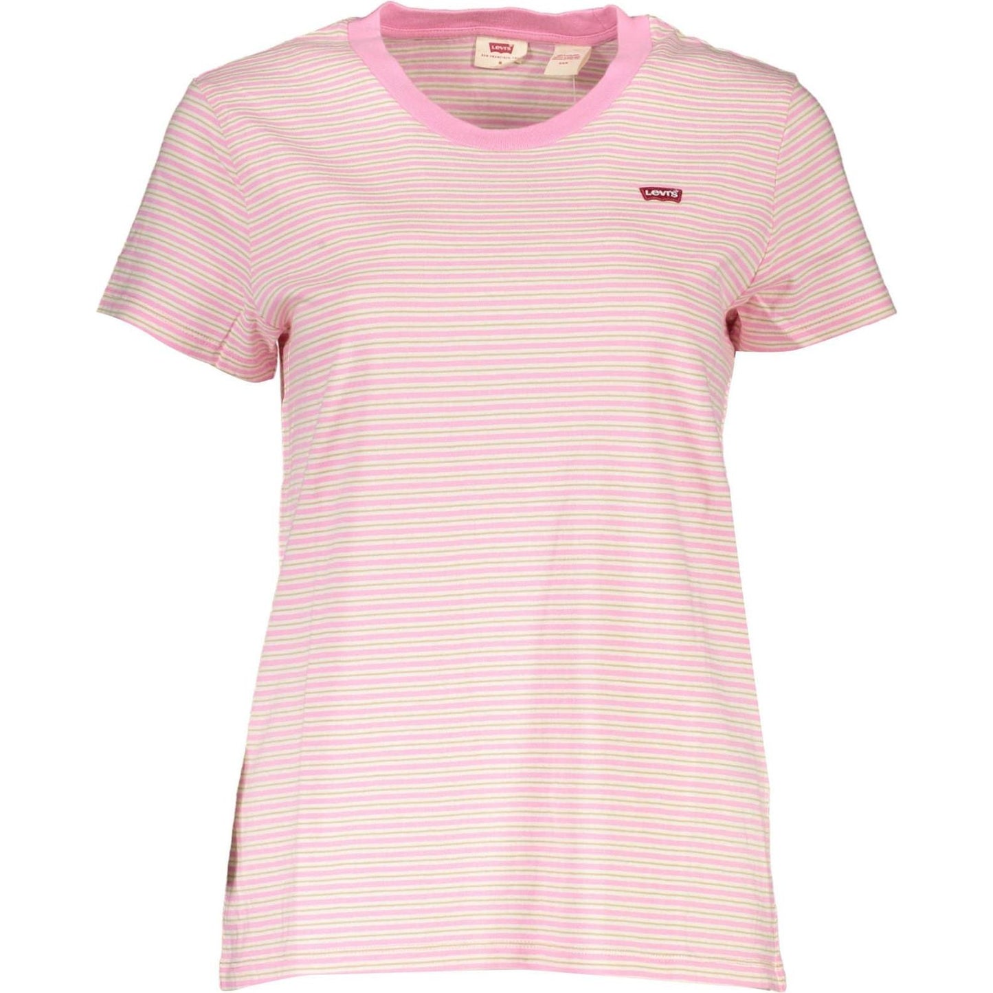 Levi's Pink Cotton Women T-Shirt Levi's