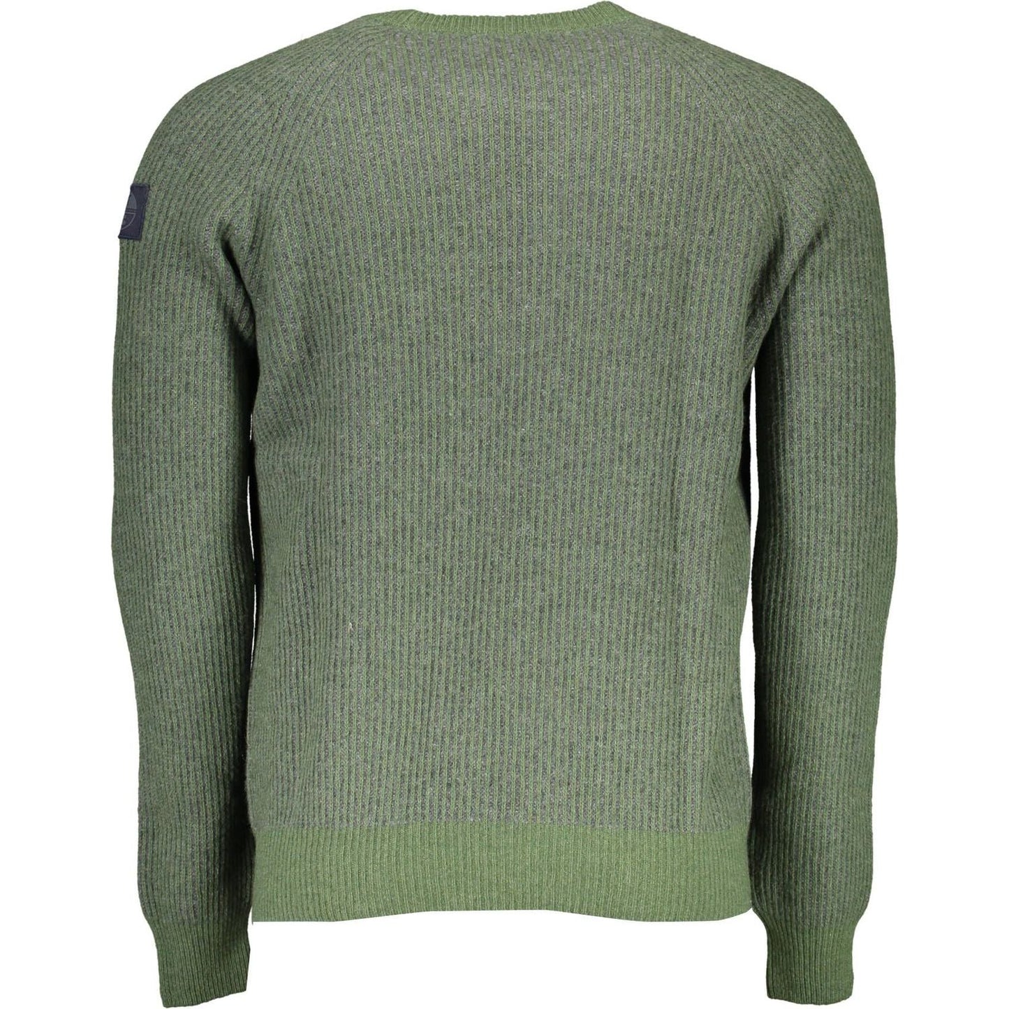 North Sails Green Wool Men Sweater North Sails