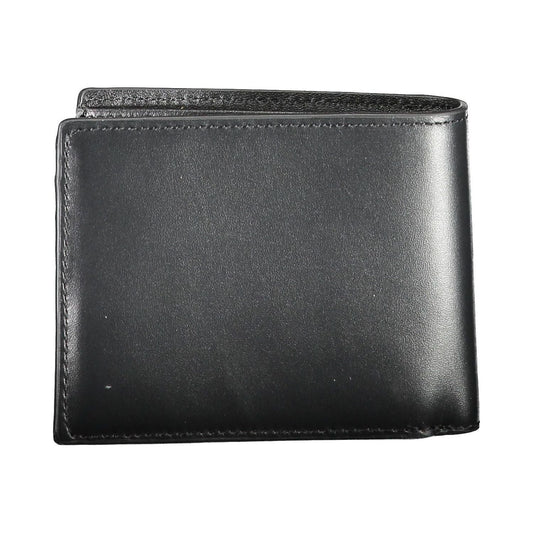 Tommy Hilfiger Black Leather Men Wallet Tommy Hilfiger